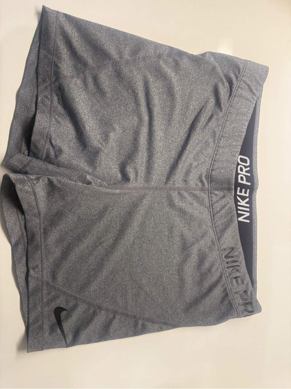 Women’s Nike Pro Grey Shorts - Picture 2 of 2